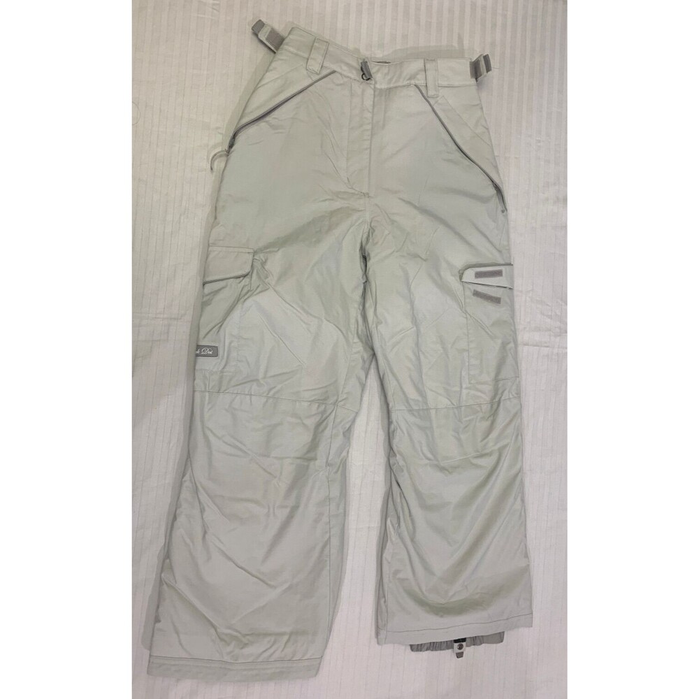 BLACK DOT GIRLS SNOW SKI NYLON CARGO PANTS SIZE YOUTH L